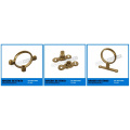 Pipe Clips Female Male Brass Backplate Extended Boss